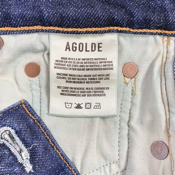 NWOT AGOLDE Pinch Waist Super High Waist Skinny Jeans (stretch) Ovation, Size 28 - Picture 12 of 13